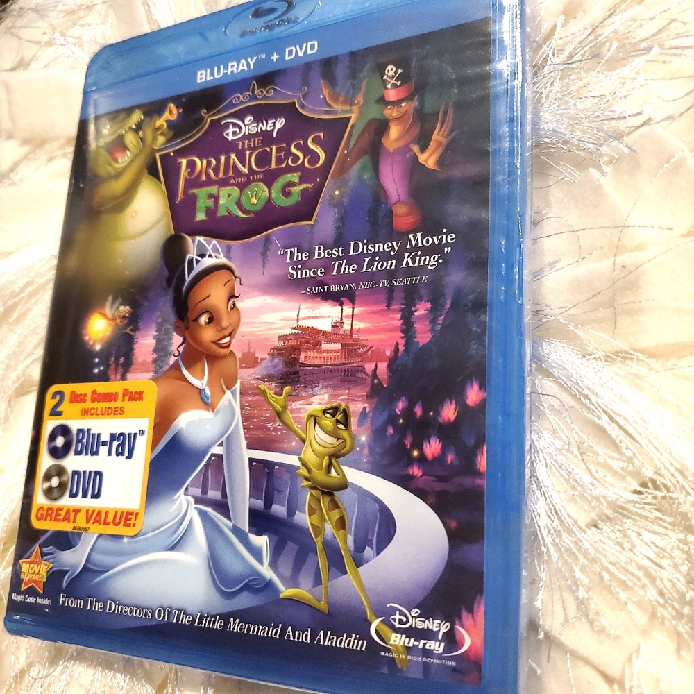 Disney The Princess And The Frog Blu-ray + DVD Movie